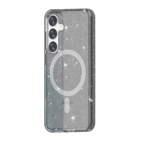 Samsung Galaxy S24 Plus Cover Glitter MagSafe Sort