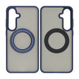 Samsung Galaxy S24 Plus Cover Roterbart MagSafe Stativ Blå