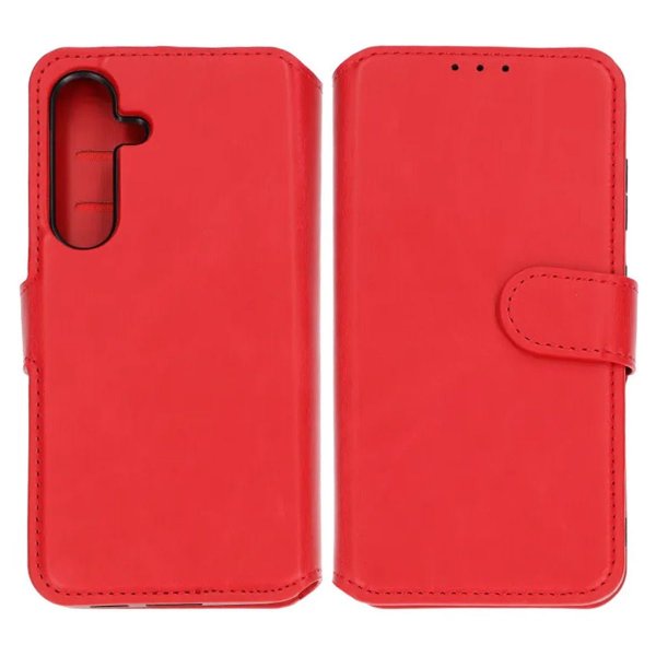 Rvelon Samsung Galaxy S24 Plus Cover Magnetisk Aftageligt Cover Rød