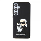 Karl Lagerfeld Samsung Galaxy S24 Plus Cover 3D Rubber Karl & Choupette Sort