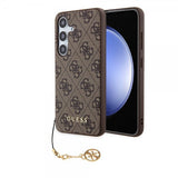 Guess Samsung Galaxy S24 Plus Cover 4G Charm Brun