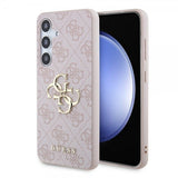 Guess Samsung Galaxy S24 Plus Cover 4G Metal Logo Rosa