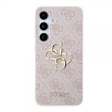 Guess Samsung Galaxy S24 Plus Cover 4G Metal Logo Rosa