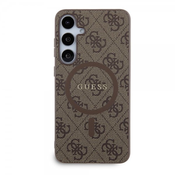 Guess Samsung Galaxy S24 Plus Cover 4G Pattern MagSafe Brun