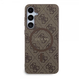 Guess Samsung Galaxy S24 Plus Cover 4G Pattern MagSafe Brun