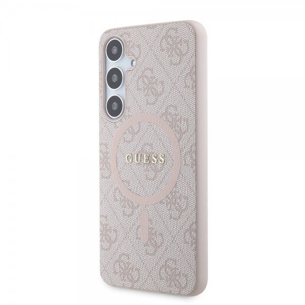 Guess Samsung Galaxy S24 Plus Cover 4G Pattern MagSafe Pink