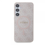 Guess Samsung Galaxy S24 Plus Cover 4G Pattern MagSafe Pink