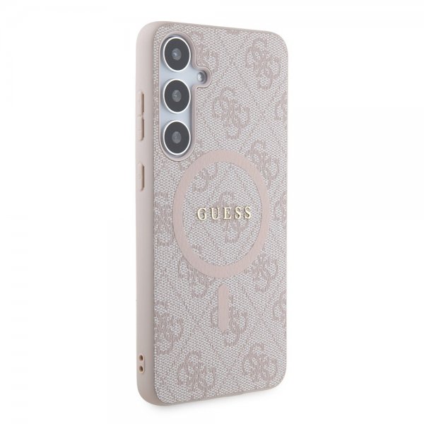 Guess Samsung Galaxy S24 Plus Cover 4G Pattern MagSafe Pink