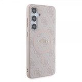 Guess Samsung Galaxy S24 Plus Cover 4G Pattern MagSafe Pink
