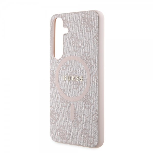 Guess Samsung Galaxy S24 Plus Cover 4G Pattern MagSafe Pink
