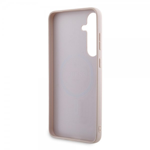 Guess Samsung Galaxy S24 Plus Cover 4G Pattern MagSafe Pink