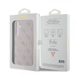 Guess Samsung Galaxy S24 Plus Cover 4G Pattern MagSafe Pink