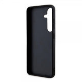 Guess Samsung Galaxy S24 Plus Cover Bottom Stripe Metal Logo Sort