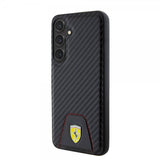 Ferrari Samsung Galaxy S24 Plus Cover Carbon & Stripe Sort