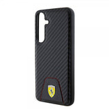 Ferrari Samsung Galaxy S24 Plus Cover Carbon & Stripe Sort