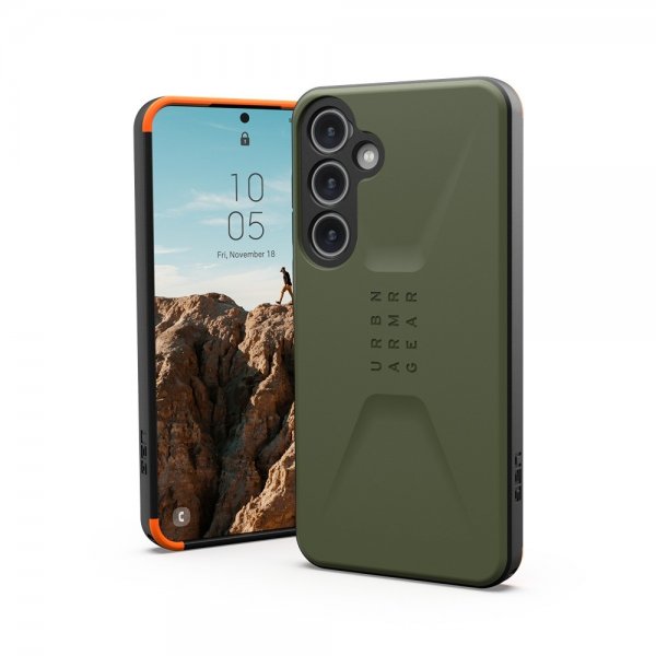 Urban Armor Gear (UAG) Samsung Galaxy S24 Plus Cover Civilian Olive Drab