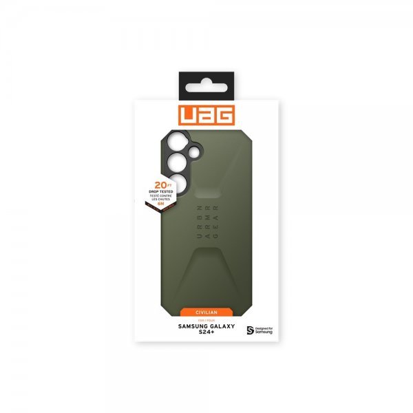 Urban Armor Gear (UAG) Samsung Galaxy S24 Plus Cover Civilian Olive Drab