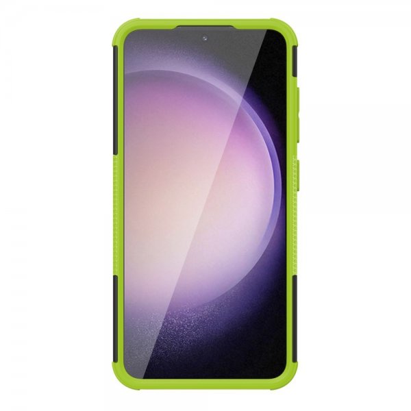 Samsung Galaxy S24 Plus Cover Dækmønster Stativfunktion Grøn