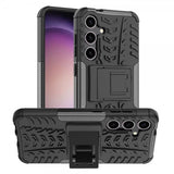 Samsung Galaxy S24 Plus Cover Dækmønster Stativfunktion Sort