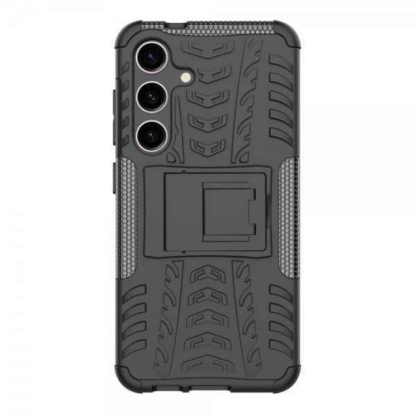 Samsung Galaxy S24 Plus Cover Dækmønster Stativfunktion Sort