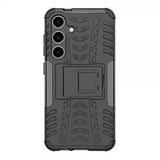 Samsung Galaxy S24 Plus Cover Dækmønster Stativfunktion Sort