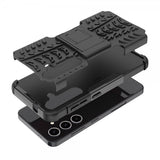 Samsung Galaxy S24 Plus Cover Dækmønster Stativfunktion Sort