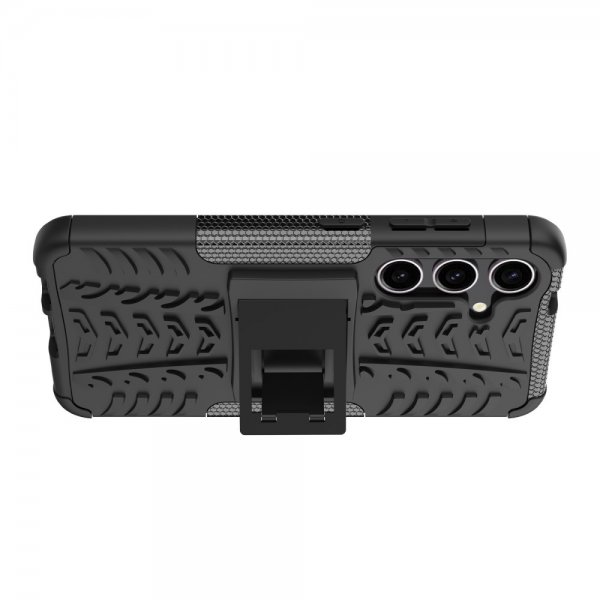 Samsung Galaxy S24 Plus Cover Dækmønster Stativfunktion Sort