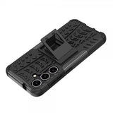 Samsung Galaxy S24 Plus Cover Dækmønster Stativfunktion Sort