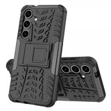 Samsung Galaxy S24 Plus Cover Dækmønster Stativfunktion Sort