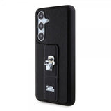 Karl Lagerfeld Samsung Galaxy S24 Plus Cover Grip & Stand Saffiano Sort