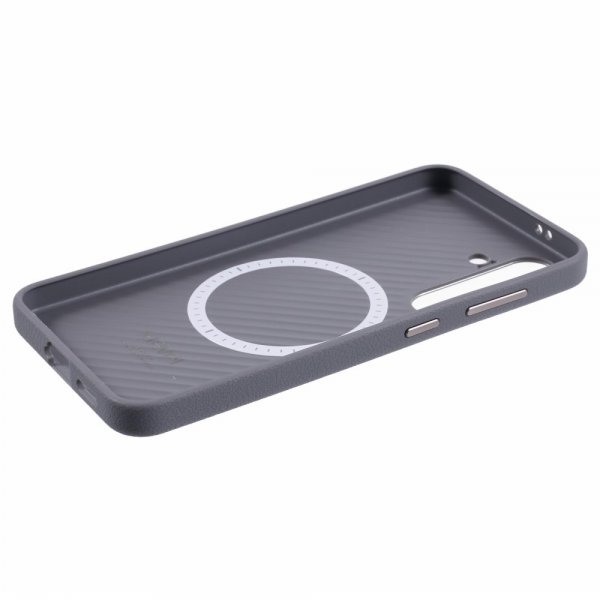 X-Level Samsung Galaxy S24 Plus Cover Lædertekstur MagSafe Grå