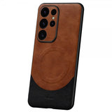 Sulada Samsung Galaxy S24 Plus Cover Magnetic Series Brun