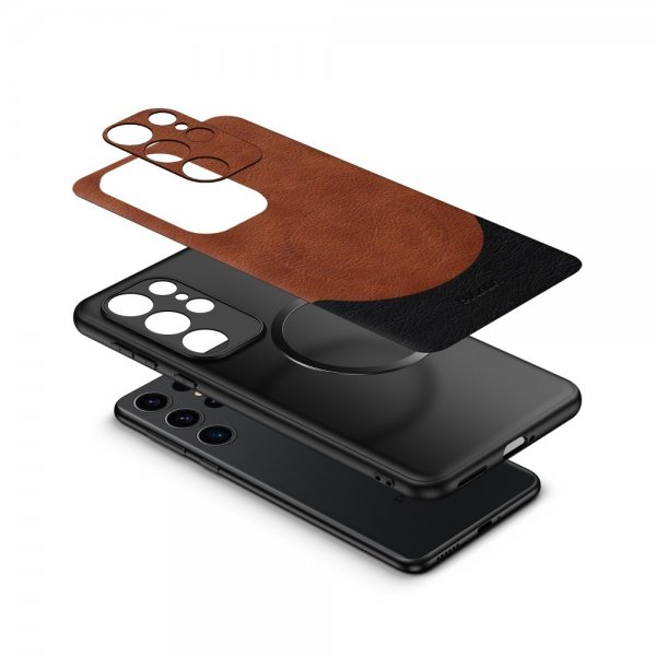 Sulada Samsung Galaxy S24 Plus Cover Magnetic Series Brun