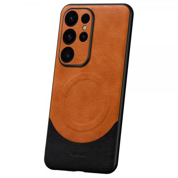Sulada Samsung Galaxy S24 Plus Cover Magnetic Series Orange