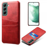 Samsung Galaxy S24 Plus Cover med to Kortlommer Rød