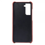 Samsung Galaxy S24 Plus Cover med to Kortlommer Rød