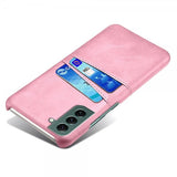 Samsung Galaxy S24 Plus Cover med to Kortlommer Rosaguld