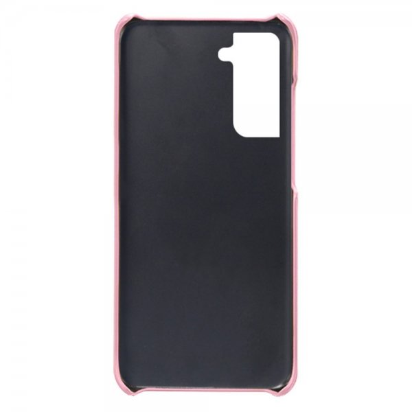 Samsung Galaxy S24 Plus Cover med to Kortlommer Rosaguld