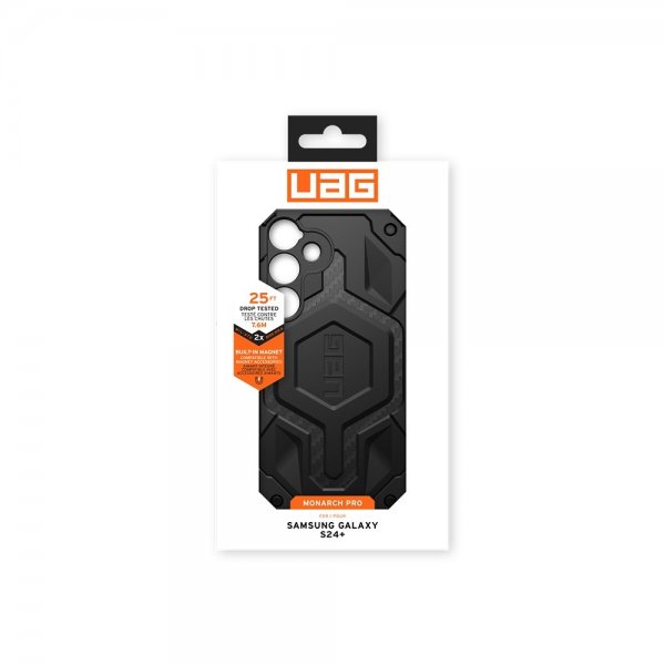 Urban Armor Gear (UAG) Samsung Galaxy S24 Plus Cover Monarch Pro MagSafe Carbon Fiber
