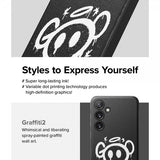 Ringke Samsung Galaxy S24 Plus Cover Onyx Design Graffiti2