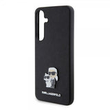 Karl Lagerfeld Samsung Galaxy S24 Plus Cover Saffiano Karl & Choupette Sort