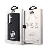 Karl Lagerfeld Samsung Galaxy S24 Plus Cover Saffiano Karl & Choupette Sort