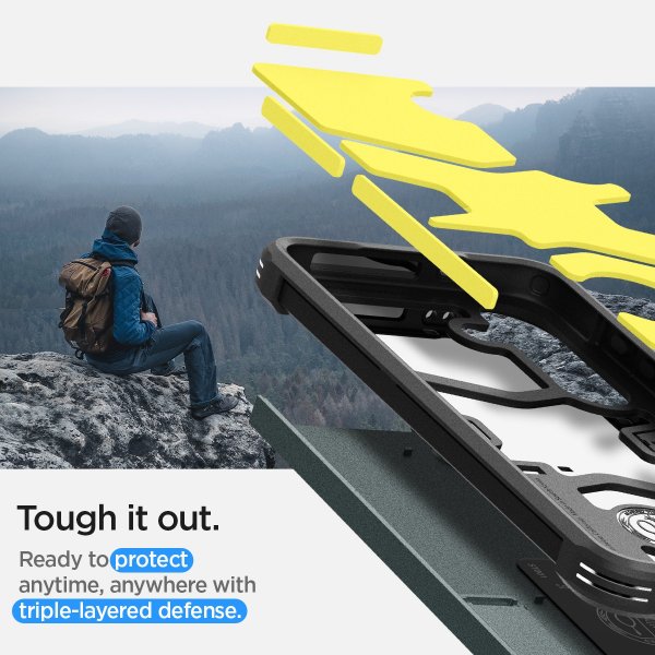 Spigen Samsung Galaxy S24 Plus Cover Tough Armor Abyss Green