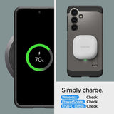 Spigen Samsung Galaxy S24 Plus Cover Tough Armor Gunmetal