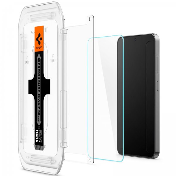 Spigen Samsung Galaxy S24 Plus/Galaxy S25 Plus Skærmbeskyttelse GLAS.tR EZ Fit 2-pak