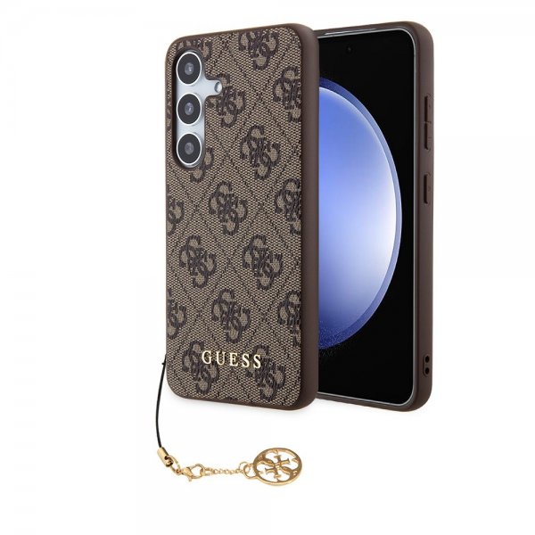 Guess Samsung Galaxy S24 Cover 4G Charm Brun