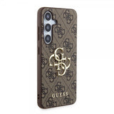 Guess Samsung Galaxy S24 Cover 4G Metal Logo Brun