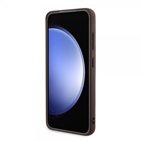 Guess Samsung Galaxy S24 Cover 4G Metal Logo Brun