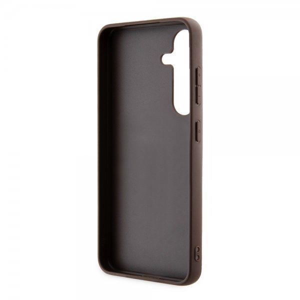 Guess Samsung Galaxy S24 Cover 4G Metal Logo Brun