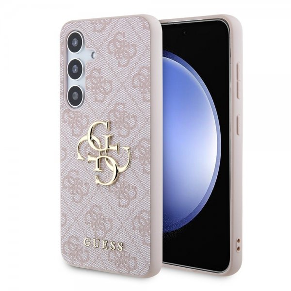 Guess Samsung Galaxy S24 Cover 4G Metal Logo Pink